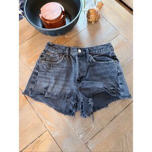 AGOLDE‎ Parker Shorts In Black Size 25